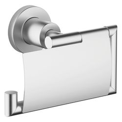 Dornbracht Papierrollenhalter Tara mit Deckel, Ausladung 77mm, Chrom gebürstet... DORNBRACHT-83510892-93 4029011948930 (Abb. 1)