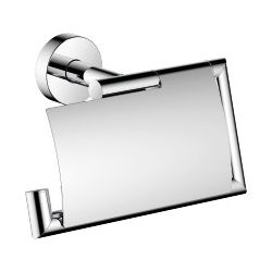 Dornbracht Papierrollenhalter mit Deckel Meta 150x95x40mm Rosette 40mm Ausladun... DORNBRACHT-83510979-00 4029011422102 (Abb. 1)