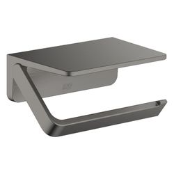 Dornbracht Papierrollenhalter mit Ablage 145x73x103mm Stichmaß 90mm, Dark Plati... DORNBRACHT-83515976-99 4099477273921 (Abb. 1)