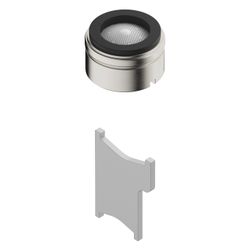 Dornbracht Luftsprudler mit Schlitz, M24x1 8l/min, Platin gebürstet, 9023010... DORNBRACHT-90230102607-06 4029011683510 (Abb. 1)