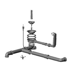 Dornbracht Ablaufgarnitur, Edelstahl gebürstet, 04110101000-86... DORNBRACHT-04110101000-86 4029011549717 (Abb. 1)