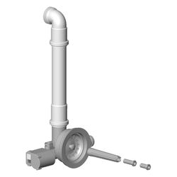 Dornbracht Ablaufgarnitur 500x35x195mm für Spültisch, Edelstahl, 04110105600... DORNBRACHT-04110105600-86 4029011658532 (Abb. 1)
