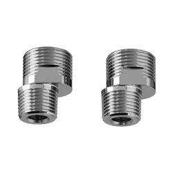 Dornbracht S-Anschluss mit Dichtung, G 3/4" AGx1/2" NPT, Chrom, 04110400700-... DORNBRACHT-04110400700-00 4029011420122 (Abb. 1)