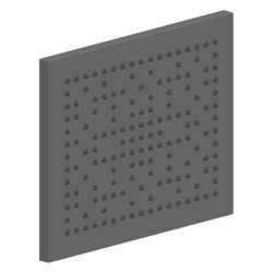 Dornbracht Regenbrause eckig, 300x240mm, Chrom gebürstet, 04120506310-93... DORNBRACHT-04120506310-93 4029011942778 (Abb. 1)