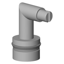 Dornbracht Griff Winkelstück, komplett Hebel 46x50x35mm, Messing 23kt Gold, ... DORNBRACHT-04182001800-09 4029011489297 (Abb. 1)