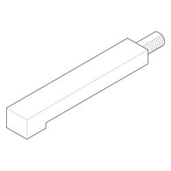 Dornbracht Auslauf, 211x25x30mm, Platin gebürstet, 04205011000-06... DORNBRACHT-04205011000-06 4029011511462 (Abb. 1)