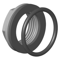 Dornbracht Befestigung mit Dichtungen, M32x1,5, 0423100090290... DORNBRACHT-0423100090290 4029011075735 (Abb. 1)