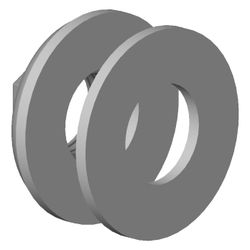 Dornbracht Befestigung mit Dichtungen, 45mm, 1/2", 0423100100190... DORNBRACHT-0423100100190 4029011075759 (Abb. 1)