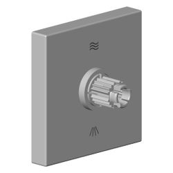 Dornbracht Rosette mit Symbolen, 60x60x28mm, Chrom, 04279802100-00... DORNBRACHT-04279802100-00 4029011671852 (Abb. 1)