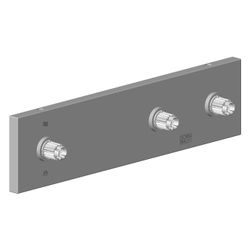 Dornbracht Rosette mit Symbolen Ersatzteile 04279802500 60x240x28mm chrom... DORNBRACHT-04279802500-00 4029011671883 (Abb. 1)
