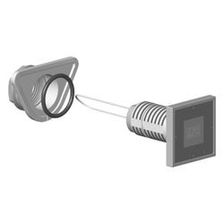 Dornbracht Bedienelement für Aufputz, 138x88x90mm, Platin gebürstet, 0427980... DORNBRACHT-04279802607-06 4029011713200 (Abb. 1)