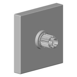 Dornbracht Rosette, 59,8x59,8x27,43mm, Platin, 04279802900-08... DORNBRACHT-04279802900-08 4029011682032 (Abb. 1)