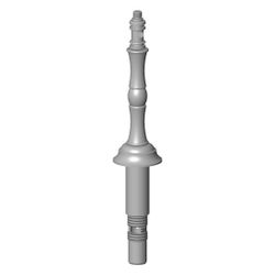 Dornbracht Anschluss Ersatzteile 04300100210 D. 55x291mm chrom... DORNBRACHT-04300100210-00 4029011578304 (Abb. 1)