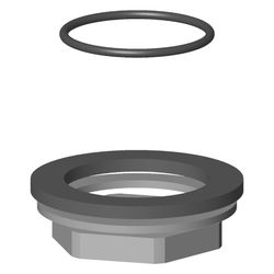 Dornbracht Befestigung für M30x1,5, mit O-Ring 31x2mm, 0430110386890... DORNBRACHT-0430110386890 4029011668340 (Abb. 1)