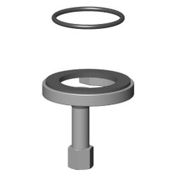 Dornbracht Befestigung mit O-Ring 36,17x2,6mm, 52x51mm, 0430110387490... DORNBRACHT-0430110387490 4029011616211 (Abb. 1)