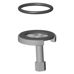 Dornbracht Befestigung, O-Ring 40x4mm, Flachdichtung 52x57mm, 0430110389290... DORNBRACHT-0430110389290 4029011358593 (Abb. 1)