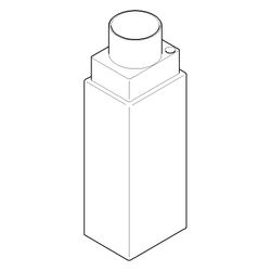Dornbracht Aufnahme für Lotionspender, 30x117x38mm, Platin gebürstet, 08101051... DORNBRACHT-081010515-06 4029011498695 (Abb. 1)