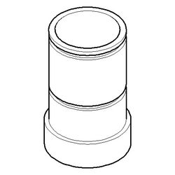 Dornbracht Spender Aufnahme Ersatzteile 081010519 30x48mm platin matt... DORNBRACHT-081010519-06 4029011498503 (Abb. 1)