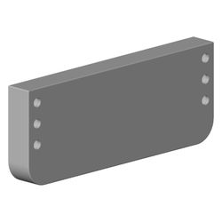 Dornbracht Halter für Handtuchhalter, 90x35x10mm, Chrom, 081771503-00... DORNBRACHT-081771503-00 4029011456923 (Abb. 1)