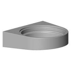 Dornbracht Halter für Glashalter Ersatzteile 081784505 90x26x86mm chrom... DORNBRACHT-081784505-00 4029011643071 (Abb. 1)