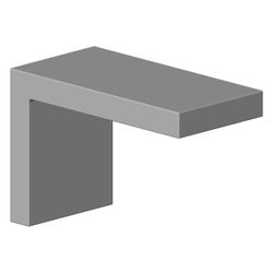 Dornbracht Halter, 45x60x90mm, Schwarz matt, 081798500-33... DORNBRACHT-081798500-33 4029011629280 (Abb. 1)