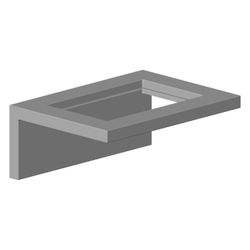 Dornbracht Halter Ersatzteile 081798504 150x60x110mm chrom... DORNBRACHT-081798504-00 4029011495526 (Abb. 1)