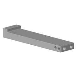Dornbracht Halter, 128x15x30mm, Platin gebürstet, 081798554-06... DORNBRACHT-081798554-06 4029011588242 (Abb. 1)