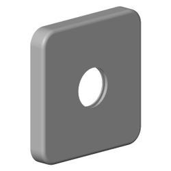 Dornbracht Rosette, 63x63x9mm, Chrom, 082796500-00... DORNBRACHT-082796500-00 4029011464942 (Abb. 1)