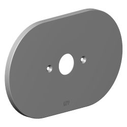 Dornbracht Rosette für Pressure Balance Valve, 245x145x9mm, Platin gebürstet, ... DORNBRACHT-091102055-06 4029011499500 (Abb. 1)