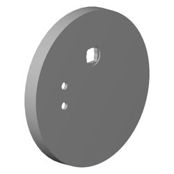 Dornbracht Rosette für eMote, 140x14mm, Chrom, 091102077-00... DORNBRACHT-091102077-00 4029011457364 (Abb. 1)
