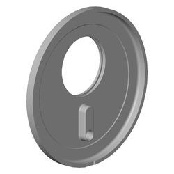 Dornbracht Rosette für xTool Elegant, 124x13mm, Chrom, 091102161-00... DORNBRACHT-091102161-00 4029011494963 (Abb. 1)