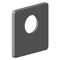 Dornbracht Rosette für xTool, 120x120x9mm, Chrom, 091102277-00... DORNBRACHT-091102277-00 4029011654954 (Abb. 1)