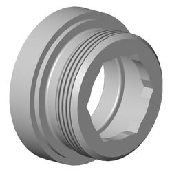 Dornbracht Rastbuchsenaufnahme, 19,5x9,5mm, Platin, 091212043-08... DORNBRACHT-091212043-08 4029011663291 (Abb. 1)