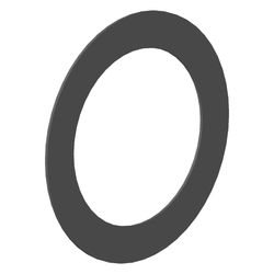 Dornbracht Dichtung für Vf 3110, 80x56,5x1mm, 09144000990... DORNBRACHT-09144000990 4029011104244 (Abb. 1)