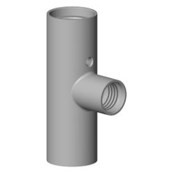Dornbracht Anschluss T-Stück, 25x75mm, Dark Platinum gebürstet, 091711049-99... DORNBRACHT-091711049-99 4029011914645 (Abb. 1)