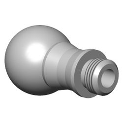 Dornbracht Griff, 15x15x28mm, Messing gebürstet 23kt Gold, 092036004-28... DORNBRACHT-092036004-28 4029011869228 (Abb. 1)