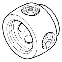 Dornbracht Griff, 29,5x22mm, Dark Platinum gebürstet, 092036060-99... DORNBRACHT-092036060-99 4029011793431 (Abb. 1)