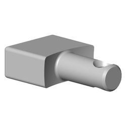 Dornbracht Zugknopf, 26x15x7mm, Dark Platinum gebürstet, 092067002-99... DORNBRACHT-092067002-99 4029011903236 (Abb. 1)
