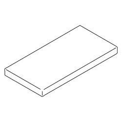Dornbracht Griff für Spültisch Stand Ersatzteile 092068002 50x8x100mm rutheniu... DORNBRACHT-092068002-57 4029011511899 (Abb. 1)