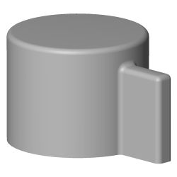 Dornbracht Griff für Brausegarnitur, 31x25mm, Chrom, 092098003-00... DORNBRACHT-092098003-00 4029011556258 (Abb. 1)