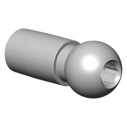 Dornbracht Kugelgelenk für Luftsprudler Bidet, 26x58,5mm, Weiß matt, 092140016... DORNBRACHT-092140016-10 4029011620836 (Abb. 1)