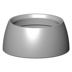 Dornbracht Befestigung für Seitenbrause, 34x22mm, Champagne 22kt Gold, 0923300... DORNBRACHT-092330027-47 4029011602450 (Abb. 1)