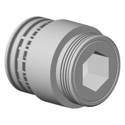 Dornbracht Nippel, 23x25mm, Chrom, 09240302920-00... DORNBRACHT-09240302920-00 4029011722875 (Abb. 1)
