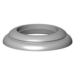 Dornbracht Rosette, M32x1,5, 55x10mm, Chrom, 092735002-00... DORNBRACHT-092735002-00 4029011362040 (Abb. 1)