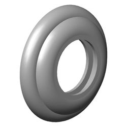 Dornbracht Rosette, 55x26,3x10mm, Platin gebürstet, 092735004-06... DORNBRACHT-092735004-06 4029011377785 (Abb. 1)