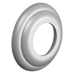 Dornbracht Rosette, 55x10mm, Chrom, 092736101-00... DORNBRACHT-092736101-00 4029011718182 (Abb. 1)