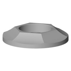 Dornbracht Rosette, 60,6x11,3mm, Chrom, 092737013-00... DORNBRACHT-092737013-00 4029011531828 (Abb. 1)