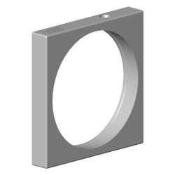 Dornbracht Rosette, 60x60x9x52,6mm, Chrom, 092767011-00... DORNBRACHT-092767011-00 4029011584145 (Abb. 1)