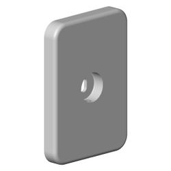 Dornbracht Rosette, 55x78x8mm, Chrom, 092771005-00... DORNBRACHT-092771005-00 4029011471131 (Abb. 1)