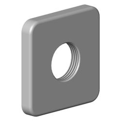 Dornbracht Rosette Ersatzteile 092771008 63x63x8mm chrom... DORNBRACHT-092771008-00 4029011495786 (Abb. 1)